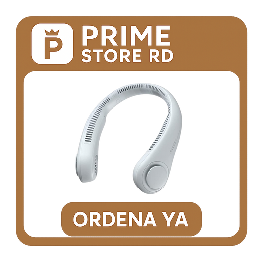 Ventilador de Cuello Manos Libres — Frescor 360° 🌬️